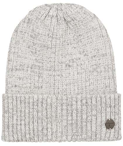 Tamaris Damska czapka beanie, Medium Grey Melange, jeden rozmiar