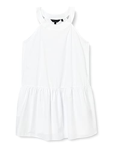 Armani Exchange Damska sukienka Sustainable, okrągły dekolt, biały, rozmiar 3X, biały, 3XL