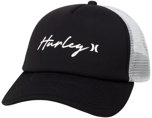 Hurley Damska czapka baseballowa W Icon Script Trucker czarna/biała, rozmiar uniwersalny