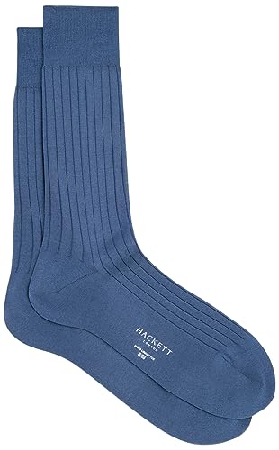 Hackett London Skarpety bawełniane męskie, Niebieski (niebieski horyzont), Large