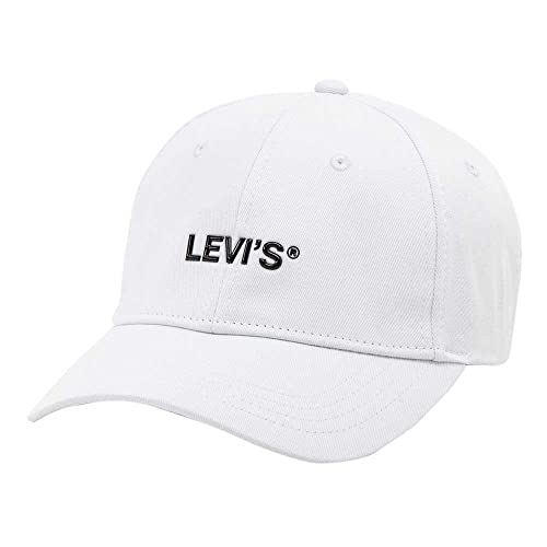 Levis piłka nożna i akcesoria damskie młodzieżowe czapka sportowa, normalna biała, damska, White, rozmiar uniwersalny