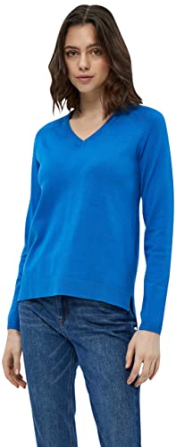 Peppercorn Damski sweter Tana z dekoltem w serek, Niebieski daphne, L