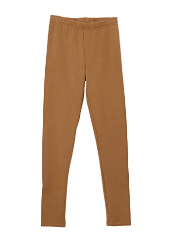 s.Oliver Junior Girl's legginsy z polaru, brązowe, 176
