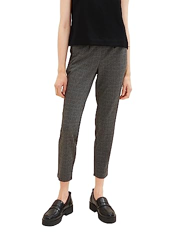 TOM TAILOR Spodnie damskie, 27648 - Grey Glencheck, 44W / 28L