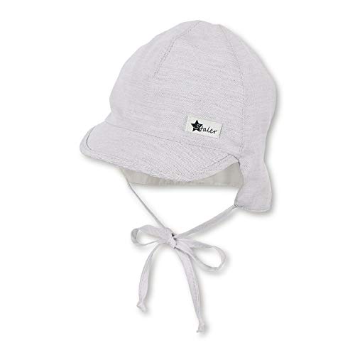 Czapka Sterntaler z Visor and Neck Ochronna Czapka Baby Boy, Szary (Lichtgrau 518), XX-Large (Taille fabricant: 43)