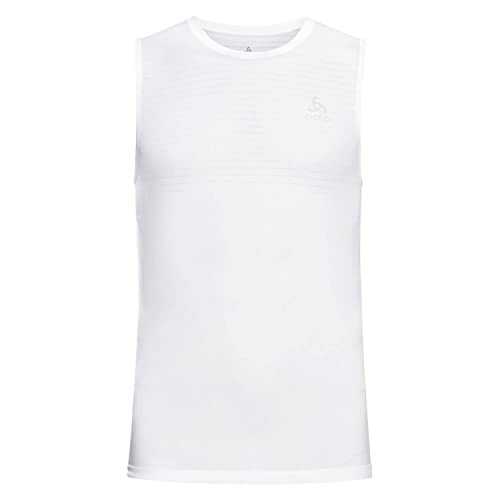 ODLO Męska Performance X-Light Eco Singlet Base Layer bielizna, biała, duża
