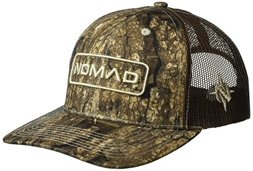 Nomad Męska czapka z daszkiem | Turkey Jagd Camo Hut Trucker Hat | Turkey Hunting Camo Hat, Hunter RealTree Wood, jeden rozmiar