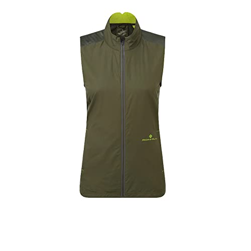 Ronhill Damska kamizelka Wmn's Tech Hyperchill Gilet Wmn's Tech Hyperchill Khaki/cytrus 10-12