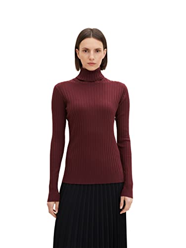 TOM TAILOR Sweter damski, 13051 - Port Red, XS