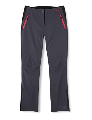 CMP długie spodnie damskie, Titanio-Fragola, 42, Titanio-fragola, 40