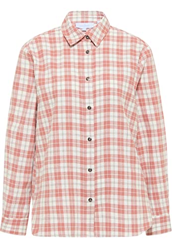 Boline Damska koszula bawełniana 80632447, czarna wełna biała, L, czarny wełniany biały, L