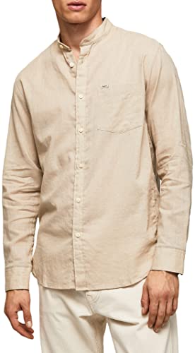 Pepe Jeans Męska koszula LEVENSHULME, słód, S, Malt, S
