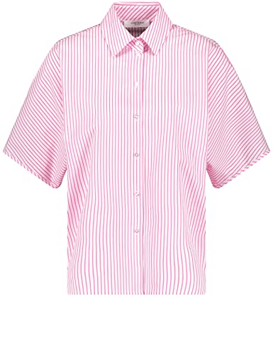 GERRY WEBER Edition Damska bluzka 860033-66425, ecru/biały/fioletowy/różowe paski, 42, ecru/biały/liliowy/różowy paski