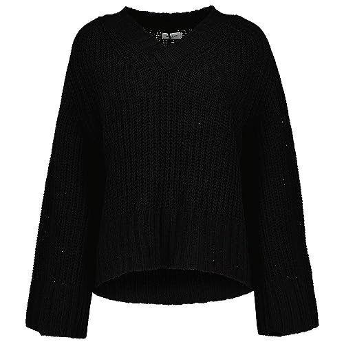 Replay Sweter damski z krótkim rękawem, 098 BLACK, XXS