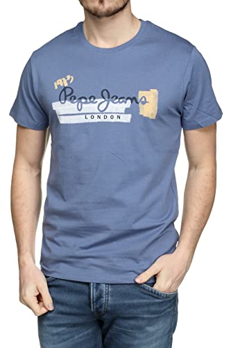 Pepe Jeans Koszulka męska Rafa, Fioletowy (Ozzy), M