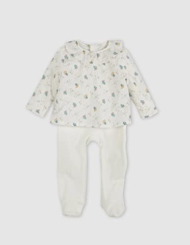 Gocco Pijama Velour Zestaw Piżamowy, Blanco Roto, 0/1 Miesiąc Bimba, Blanco Roto, 0/1 mesi