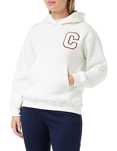 Champion Damska bluza z kapturem, Biały Brudne College, L