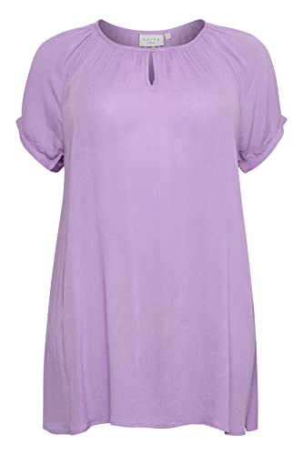 Kaffe Curve Kcami SS Tunic Koszula damska, Lupine, 42 duże rozmiary