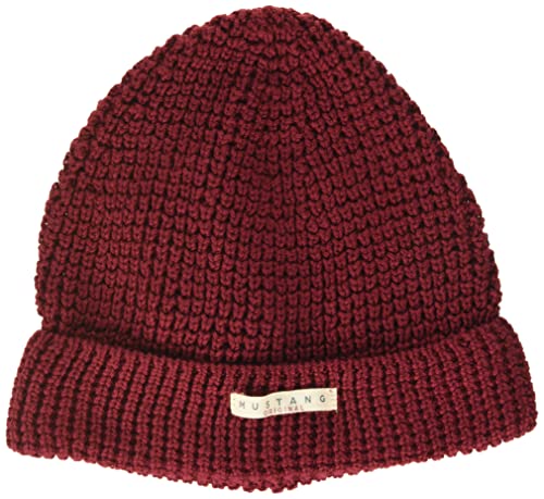 MUSTANG Finn Fisherman czapka zimowa męska, RHUBARB 7194, jeden rozmiar