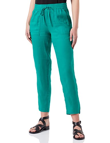 s.Oliver Spodnie damskie 7/8, spodnie do biegania, Zielony 7646, 38