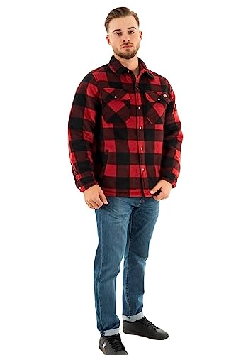 VF Dickies UK Damska koszula Portland czerwona robocza użytkowa zapinana na guziki, L