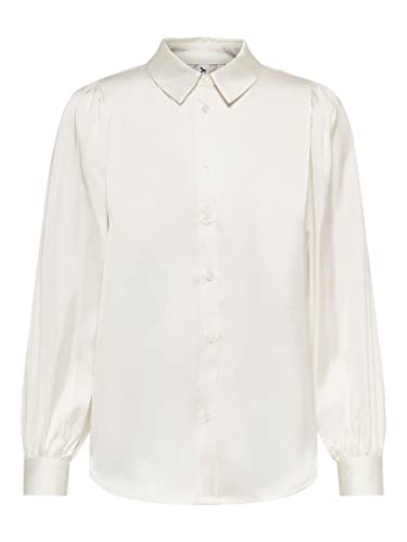 ONLY Onlzora Ls Puff Shirt Noos WVN bluzka damska, Macadamia, XL