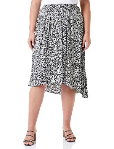 Replay Damska spódnica midi, 010 Black/Natural White, XS