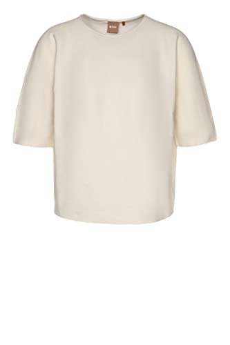 BOSS Damski sweter z dzianiny C_flambera, Open White118, XS