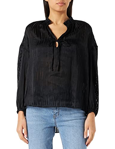Sisley Damska bluza 5HHYLQ02G Blouse, czarna 700, L