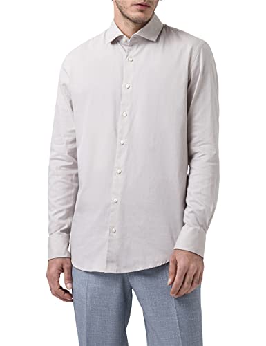 Pierre Cardin Męska koszula Henrique, Vintage Khaki, 41, khaki (Vintage Khaki), 41