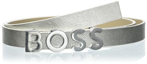 BOSS Damski pasek Bold-L_Sz20, Silver40, 85, Silver40.