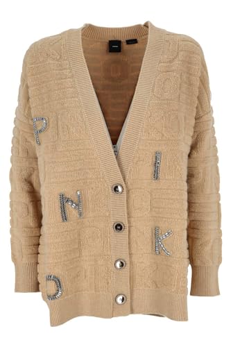 Sweter Pinko Damski Sweter, C74_beige-torrone Nocc, L