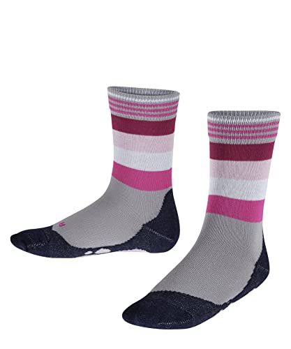 FALKE Uniseks - dzieci Skarpety Active Fox K SO Bawełna z wzorem 1 Para, Szary (Silver 3290), 39-42 (13-16 lata)