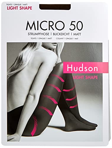 Hudson Damskie rajstopy Micro 50 Light Shape - ciemnobrązowe, regularne