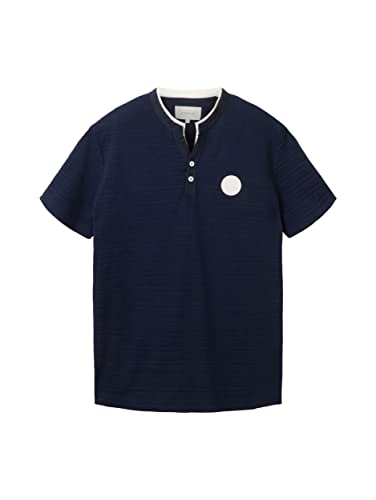 TOM TAILOR Koszulka męska 1036346, 10668-Sky Captain Blue, XXL, 10668 - Sky Captain Blue, XXL