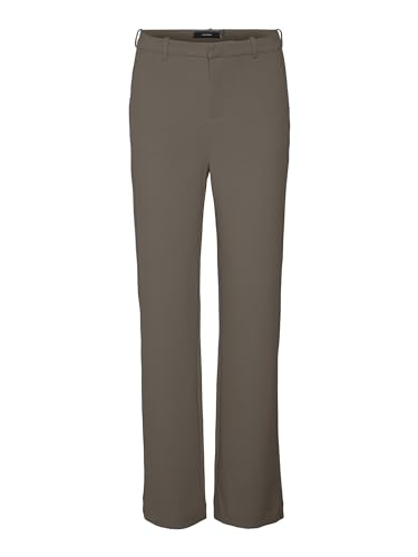 VERO MODA Spodnie damskie Vmzamira Mr Slim Straight Pant Ga Noos, Bungee Cord, XL / 34L, Bungee Cord, 34-XL