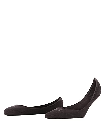FALKE Stopki Step Invisible Cotton damskie czarno-białe wiele innych kolorów stopki niewidoczne bez motywu oddychające Medium Cut 1 para, czarny (Black 3009), 41-42 EU