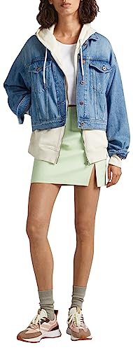 Pepe Jeans Spódnica damska Maar, Zielony (Bleach Green), XL