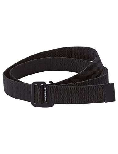 Jack Wolfskin Unisex Lightweight Belt Pasek, Czarny, 110