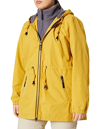 Ulla Popken Kurtka damska z polarową kamizelką, złotożółty, 42 duże rozmiary