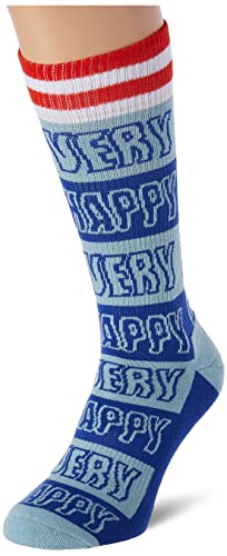 Happy Socks Happy Stripe Crew Sock, kolorowe i zabawne, skarpety dla kobiet i mężczyzn, wielokolorowe (41-46)