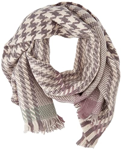 United Colors of Benetton Modny szal damski (2 sztuki), Wielokolorowy, szary 902, jeden rozmiar