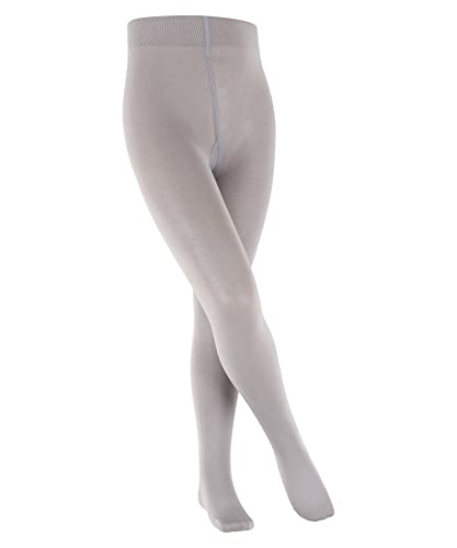 FALKE Uniseks - dzieci Rajstopy Cotton Touch K TI Bawełna grube jednokolorowe 1 Sztuka, Szary (Silver 3290), 80-92cm (12-18 miesiące)