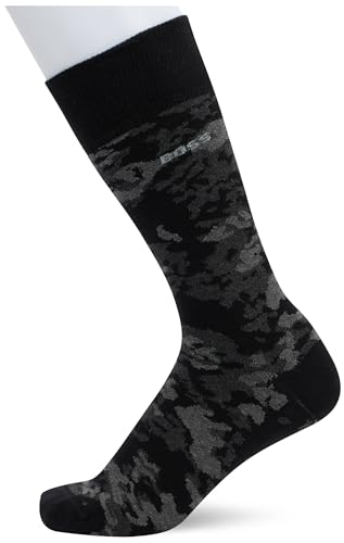 BOSS Męskie skarpety Rs Lichene Cc Regular Socks, czarny (Black1), 43-46