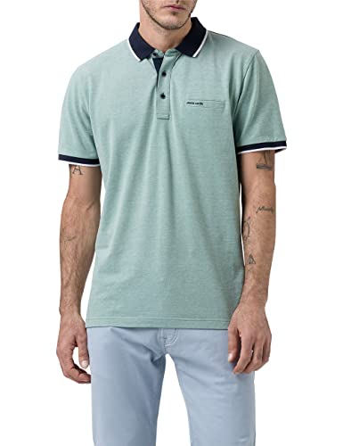 Pierre Cardin Męska koszulka polo, dwukolorowa, Frosty Spruce, XL, Frosty Spruce, XL