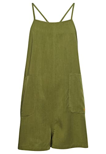 Superdry Vintage Woven Playsuit Bluza damska, Olive Khaki, 42