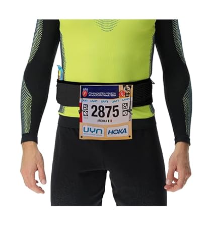 UYN 4-Pocket Bieganie Pasek, Czarny, S Unisex, Czarny, S