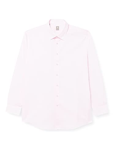 Jacques Britt Męska koszula biznesowa Regular Fit Messina (106), wielokolorowy (Rose 40), 38 PL (Producent rozmiar: S)