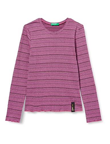 United Colors of Benetton Koszulka dziewczęca M/L 3hdtc106u tunika nuringowa, fioletowa 902, 140 cm