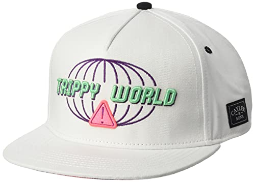 Cayler & Sons Unisex Trippy World Cap czapka bejsbolowa, biała/mc, jeden rozmiar